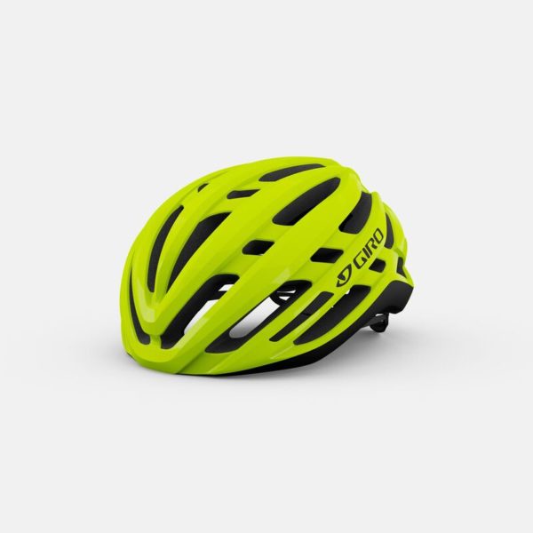 giro agilis mips road helmet highlight yellow hero