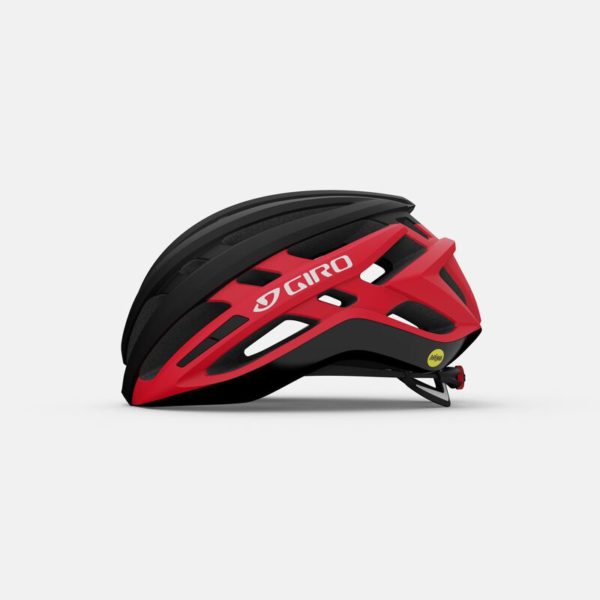 giro agilis mips road helmet matte black bright red left